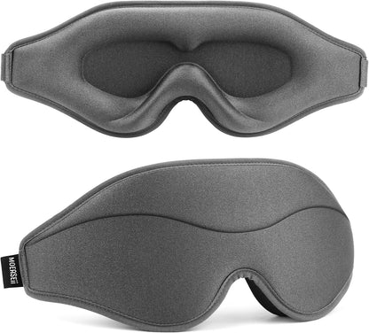 Sleep Mask - Total Blackout 3D Sleeping Mask, Super Lightweight & Silky Soft Eye Mask for Sleeping, Fully Adjustable Fit for Home, Office, Traveling, Meditation, Yoga, Pink