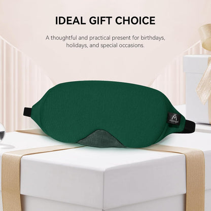 Cotton Sleep Eye Mask, Light Blocking with Adjustable Nose Bridge