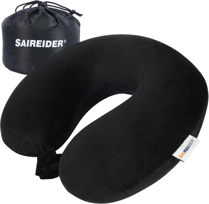 Neck Pillows for Travel-Head Neck Support Travel Pillow for Traveling, Car, Home, Office Adjustable(Navy Blue)