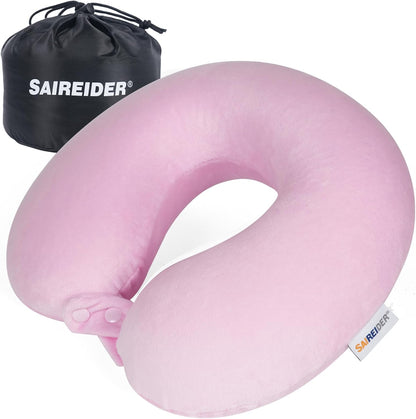Neck Pillows for Travel-Head Neck Support Travel Pillow for Traveling, Car, Home, Office Adjustable(Navy Blue)