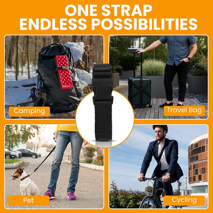 Utility Strap Quick-Release Buckle 72" 6-Pack