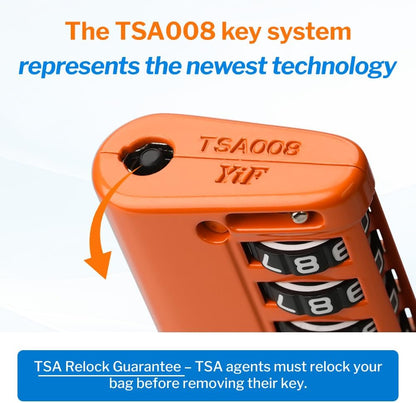 Open Alert TSA Approved Luggage Locks, Black, 4 Pack Locks.