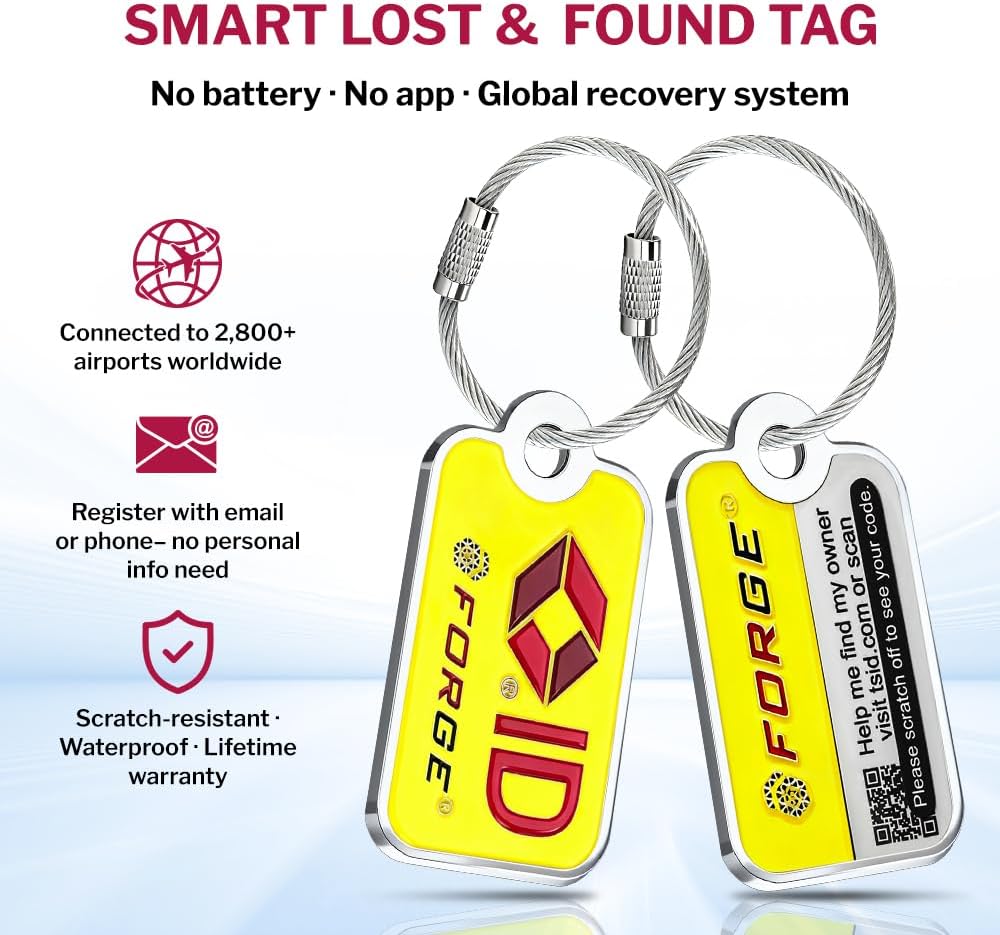 Open Alert TSA Approved Luggage Locks, Black, 4 Pack Locks.