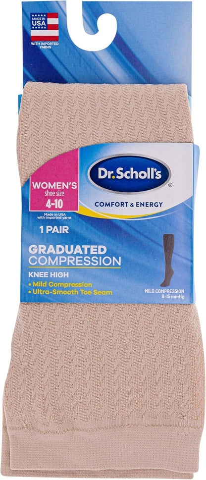 Dr. Scholl's Women's Graduated Compression Knee High Socks