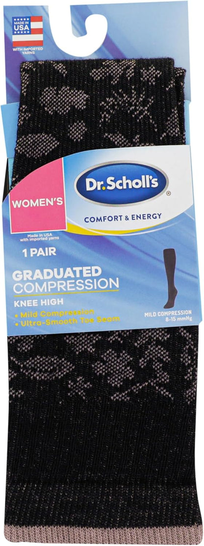 Dr. Scholl's Women's Graduated Compression Knee High Socks