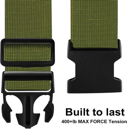 Luggage Straps for Suitcases TSA Approved-2 Pack Bright Personalized Luggage Belt Strap for Suitcase/Carry On Bag Luggage Accessories for Travel (Gradient)