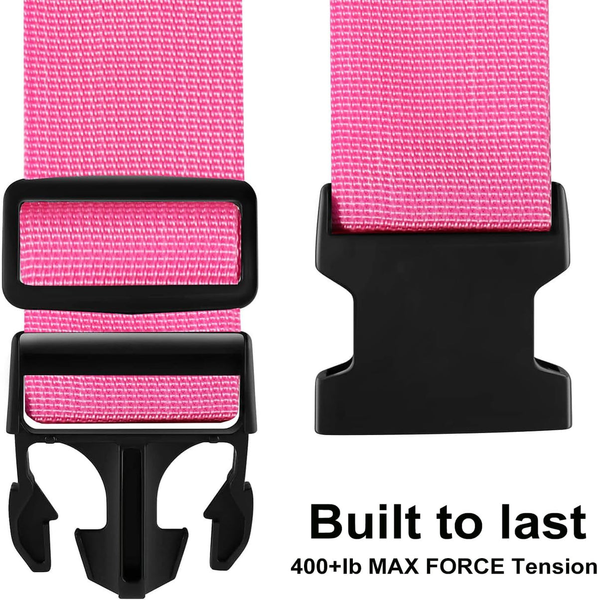 Luggage Straps for Suitcases TSA Approved-2 Pack Bright Personalized Luggage Belt Strap for Suitcase/Carry On Bag Luggage Accessories for Travel (Gradient)