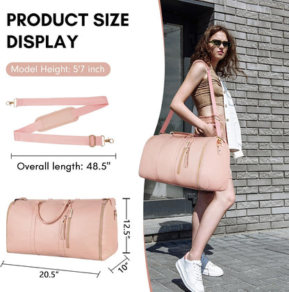 Garment Duffle Bags for Travel, Convertible Carry On Garment Bag