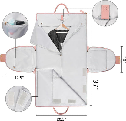 Garment Duffle Bags for Travel, Convertible Carry On Garment Bag