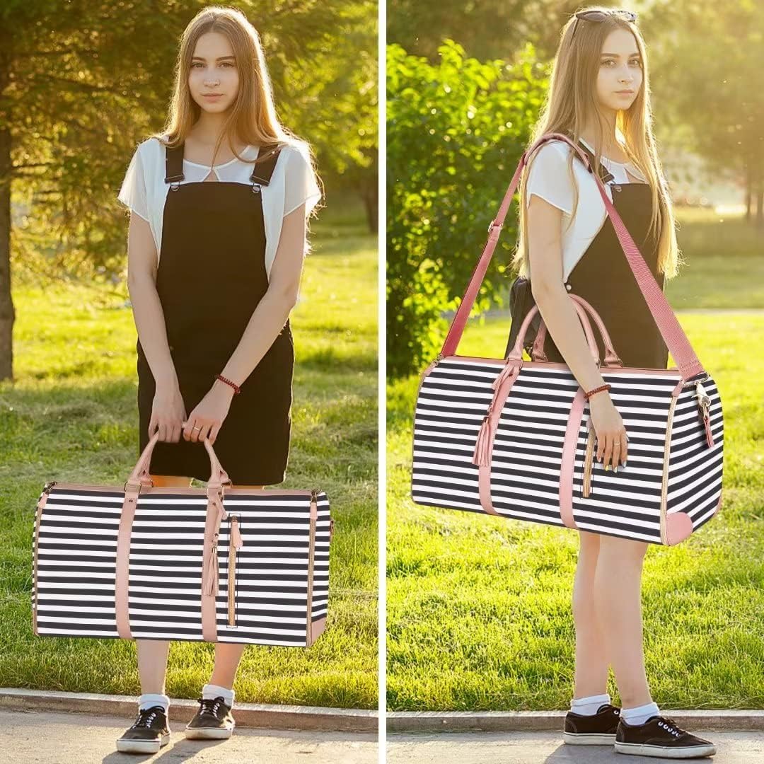 Garment Duffle Bags for Travel, Convertible Carry On Garment Bag