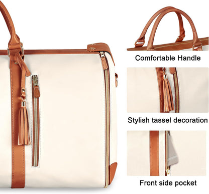 Garment Duffle Bags for Travel, Convertible Carry On Garment Bag