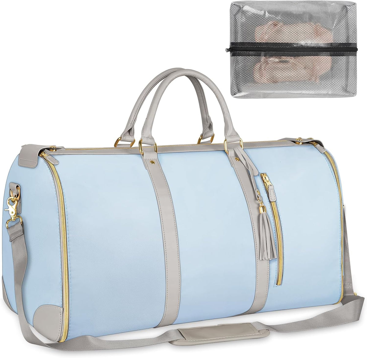 Garment Duffle Bags for Travel, Convertible Carry On Garment Bag