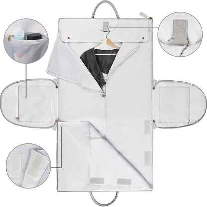 Garment Duffle Bags for Travel, Convertible Carry On Garment Bag
