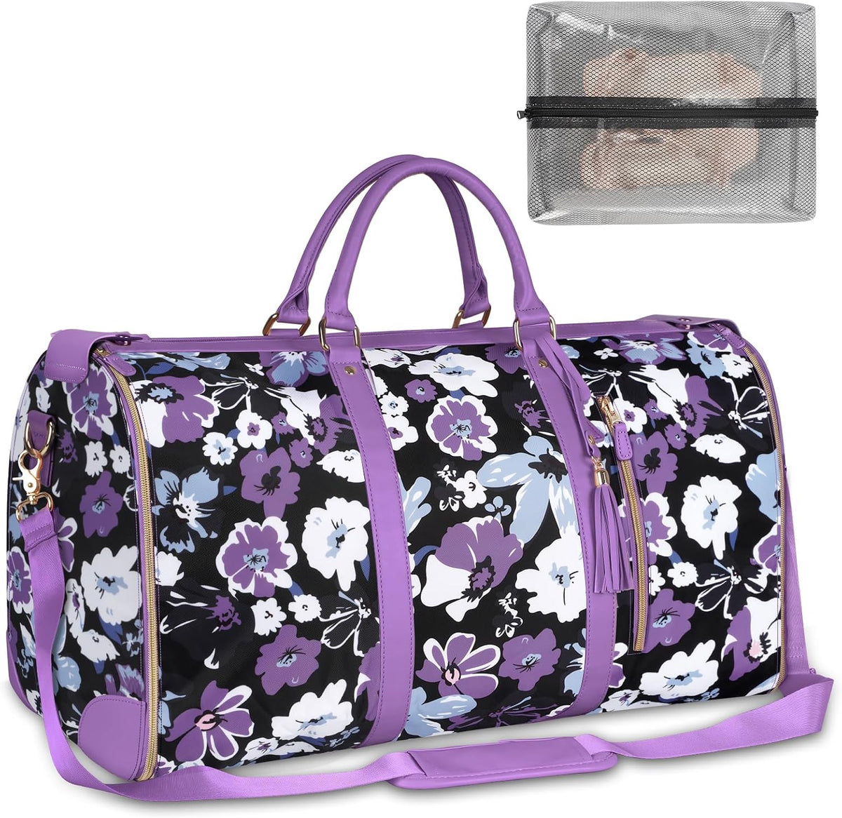 Garment Duffle Bags for Travel, Convertible Carry On Garment Bag
