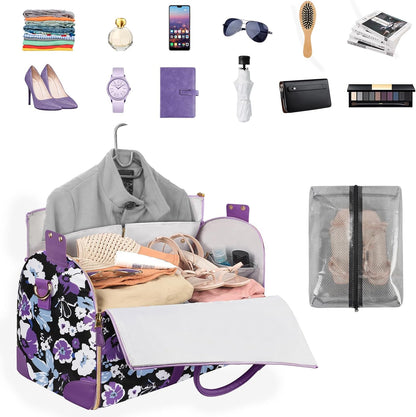 Garment Duffle Bags for Travel, Convertible Carry On Garment Bag