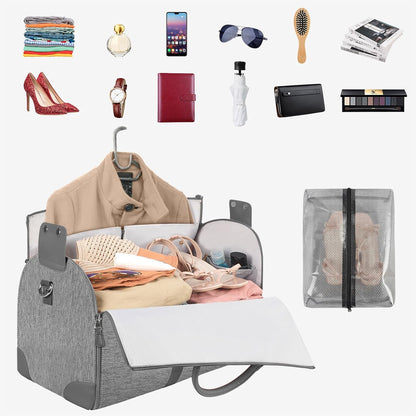 Garment Duffle Bags for Travel, Convertible Carry On Garment Bag