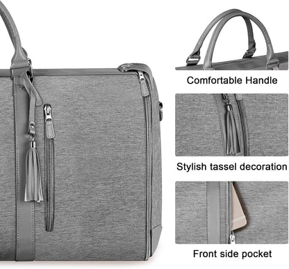 Garment Duffle Bags for Travel, Convertible Carry On Garment Bag