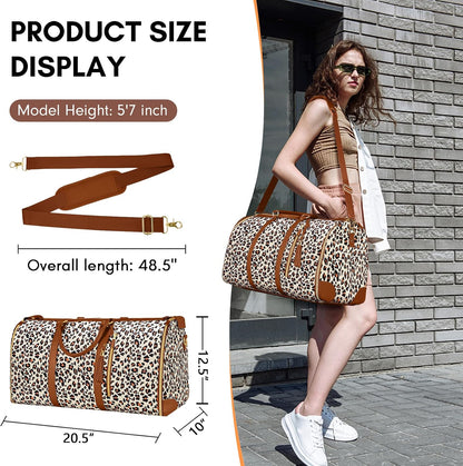 Garment Duffle Bags for Travel, Convertible Carry On Garment Bag