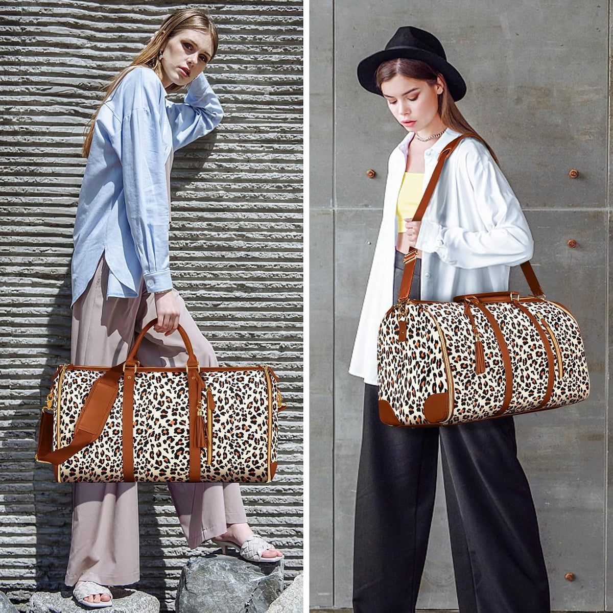 Garment Duffle Bags for Travel, Convertible Carry On Garment Bag