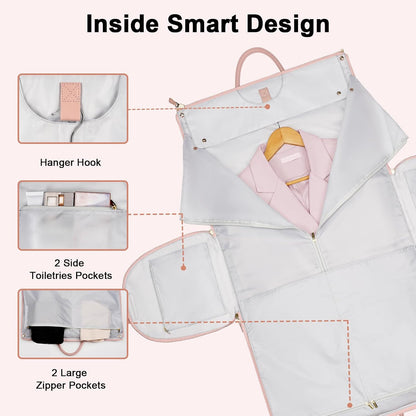 Garment Duffle Bags for Travel, Convertible Carry On Garment Bag