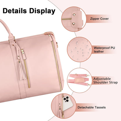 Garment Duffle Bags for Travel, Convertible Carry On Garment Bag