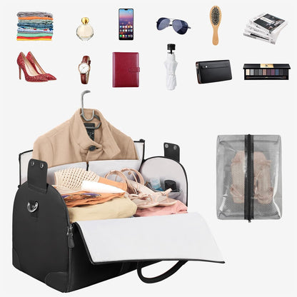 Garment Duffle Bags for Travel, Convertible Carry On Garment Bag