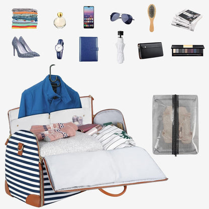 Garment Duffle Bags for Travel, Convertible Carry On Garment Bag