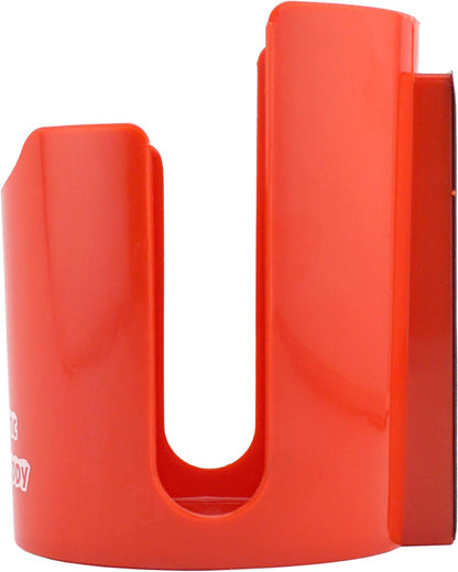 Magnetic Cup Holder - Caddy for Bottles, Glasses, and Cans - Fits on Fridge, Lawnmower, Forklift, Cart, or Ladder - Heavy-Duty Magnet