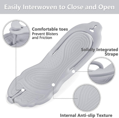 Flip Flops for Women Men Travel Slippers Shower Shoes Foldable Bathroom Camp Beach Sandals Lightweight Non-Slip Quick Dry