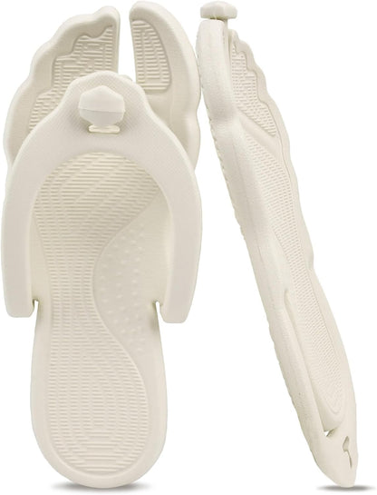 Flip Flops for Women Men Travel Slippers Shower Shoes Foldable Bathroom Camp Beach Sandals Lightweight Non-Slip Quick Dry