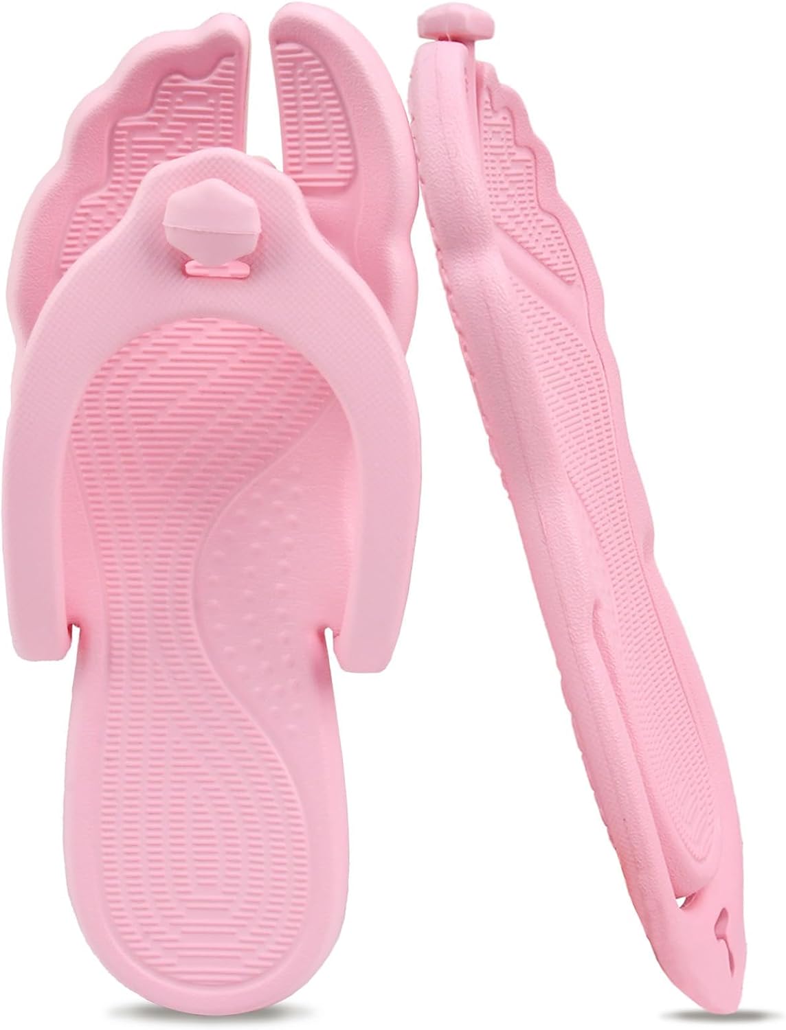 Flip Flops for Women Men Travel Slippers Shower Shoes Foldable Bathroom Camp Beach Sandals Lightweight Non-Slip Quick Dry
