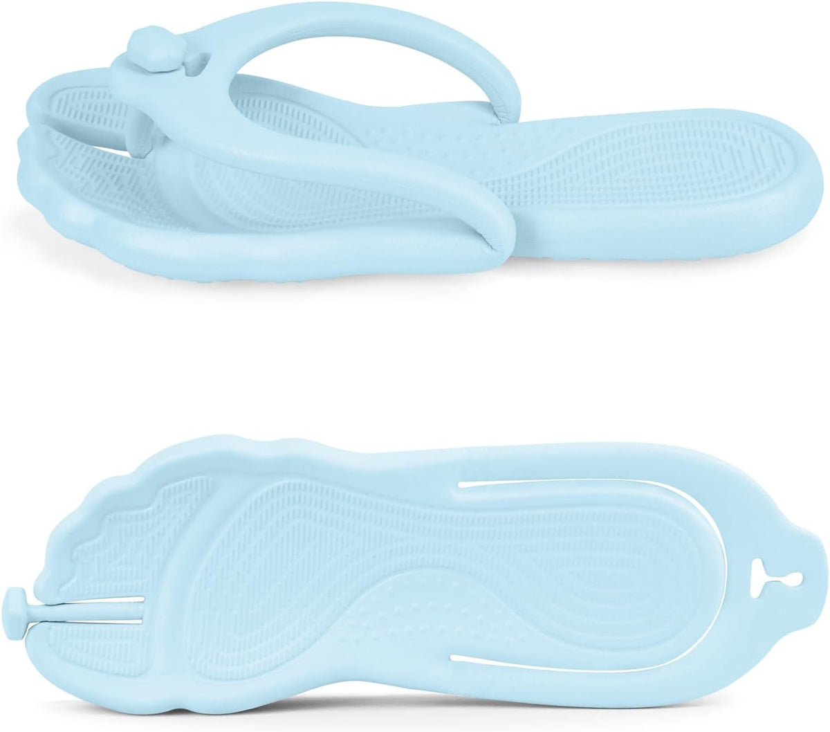 Flip Flops for Women Men Travel Slippers Shower Shoes Foldable Bathroom Camp Beach Sandals Lightweight Non-Slip Quick Dry