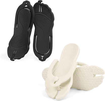 Flip Flops for Women Men Travel Slippers Shower Shoes Foldable Bathroom Camp Beach Sandals Lightweight Non-Slip Quick Dry