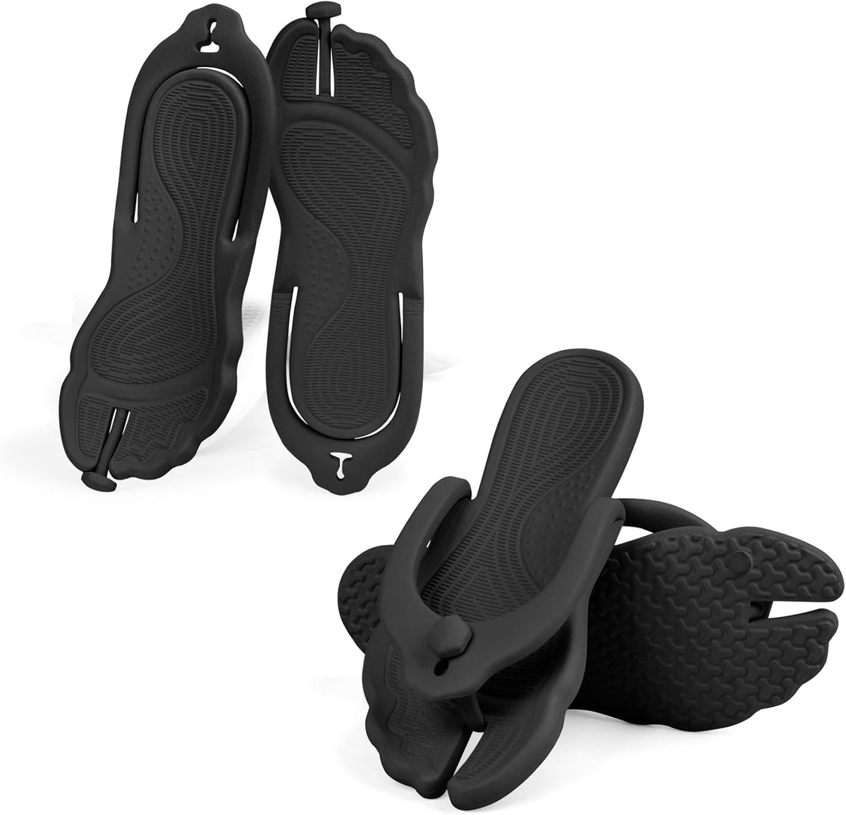 Flip Flops for Women Men Travel Slippers Shower Shoes Foldable Bathroom Camp Beach Sandals Lightweight Non-Slip Quick Dry