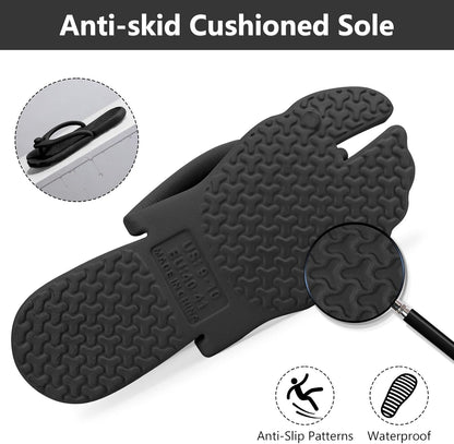 Flip Flops for Women Men Travel Slippers Shower Shoes Foldable Bathroom Camp Beach Sandals Lightweight Non-Slip Quick Dry