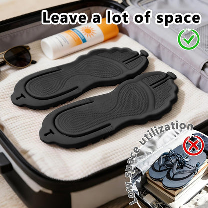 Flip Flops for Women Men Travel Slippers Shower Shoes Foldable Bathroom Camp Beach Sandals Lightweight Non-Slip Quick Dry