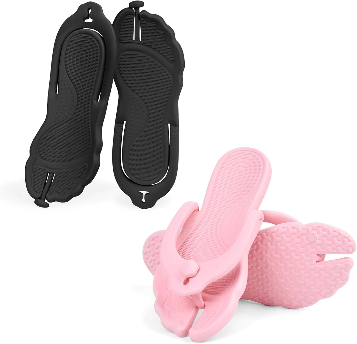 Flip Flops for Women Men Travel Slippers Shower Shoes Foldable Bathroom Camp Beach Sandals Lightweight Non-Slip Quick Dry