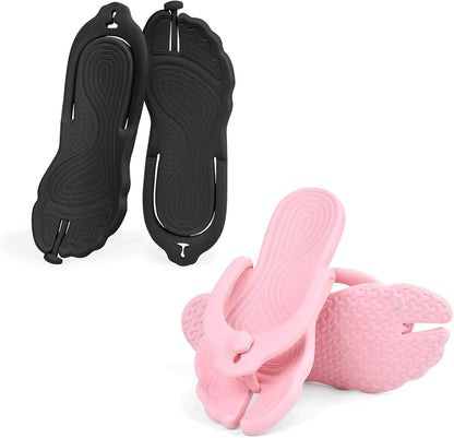 Flip Flops for Women Men Travel Slippers Shower Shoes Foldable Bathroom Camp Beach Sandals Lightweight Non-Slip Quick Dry