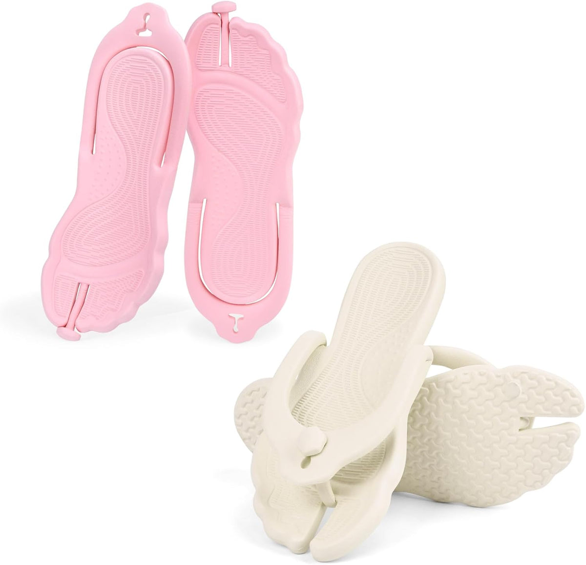 Flip Flops for Women Men Travel Slippers Shower Shoes Foldable Bathroom Camp Beach Sandals Lightweight Non-Slip Quick Dry