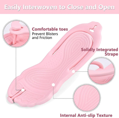 Flip Flops for Women Men Travel Slippers Shower Shoes Foldable Bathroom Camp Beach Sandals Lightweight Non-Slip Quick Dry