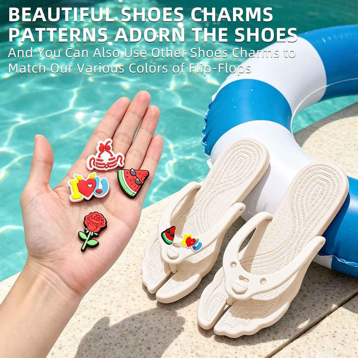 Flip Flops for Women Men Travel Slippers Shower Shoes Foldable Bathroom Camp Beach Sandals Lightweight Non-Slip Quick Dry