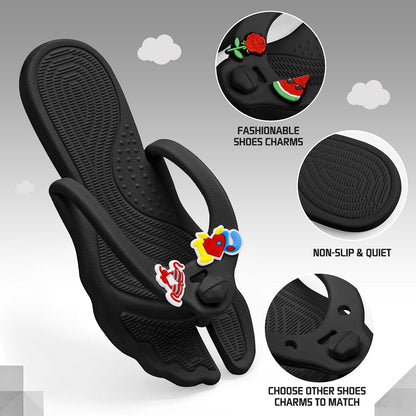 Flip Flops for Women Men Travel Slippers Shower Shoes Foldable Bathroom Camp Beach Sandals Lightweight Non-Slip Quick Dry