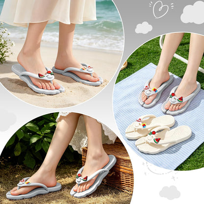 Flip Flops for Women Men Travel Slippers Shower Shoes Foldable Bathroom Camp Beach Sandals Lightweight Non-Slip Quick Dry