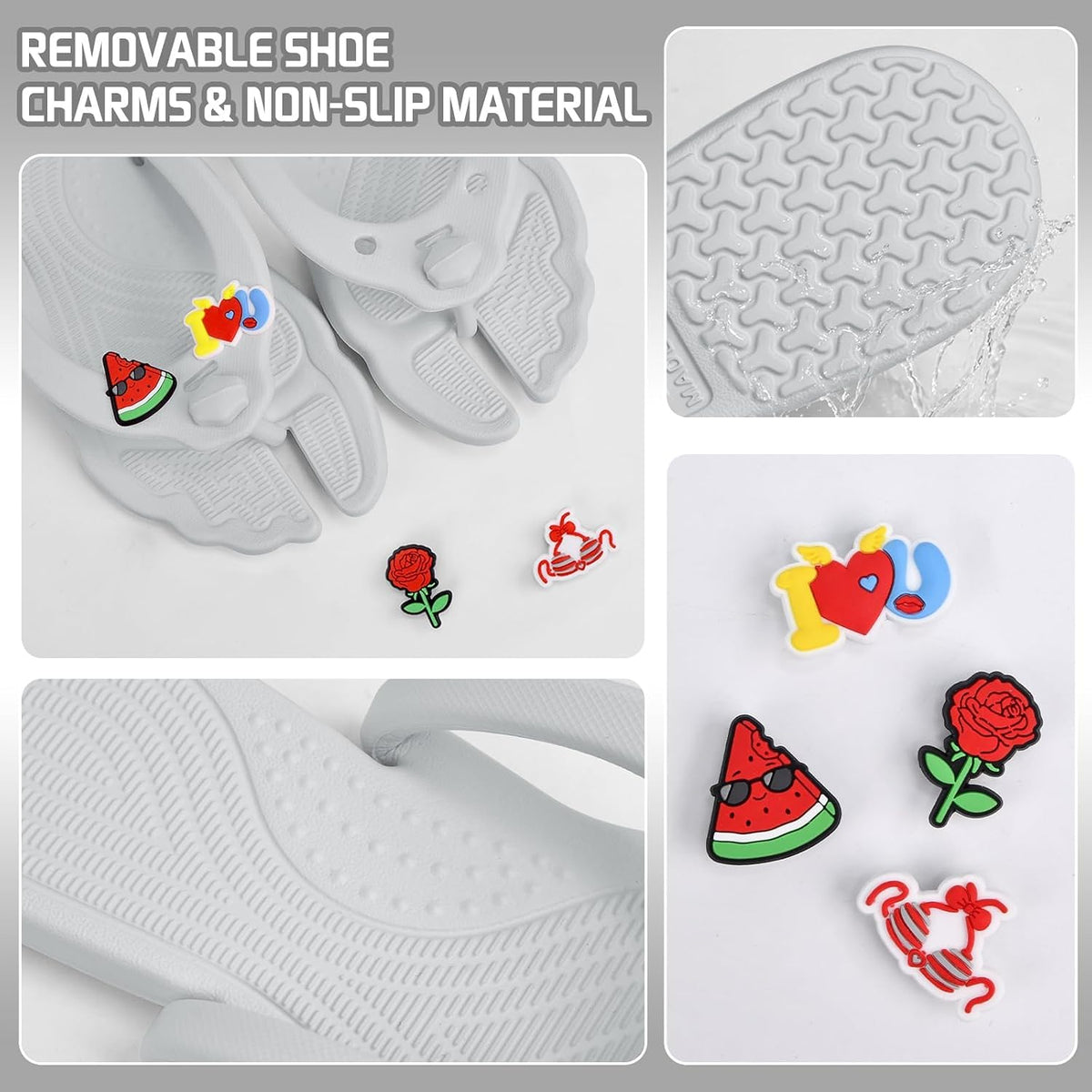 Flip Flops for Women Men Travel Slippers Shower Shoes Foldable Bathroom Camp Beach Sandals Lightweight Non-Slip Quick Dry