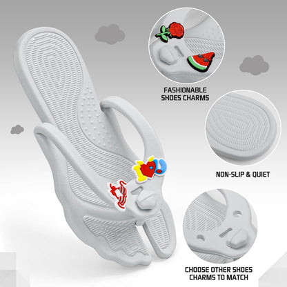 Flip Flops for Women Men Travel Slippers Shower Shoes Foldable Bathroom Camp Beach Sandals Lightweight Non-Slip Quick Dry