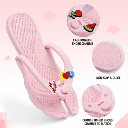 Flip Flops for Women Men Travel Slippers Shower Shoes Foldable Bathroom Camp Beach Sandals Lightweight Non-Slip Quick Dry