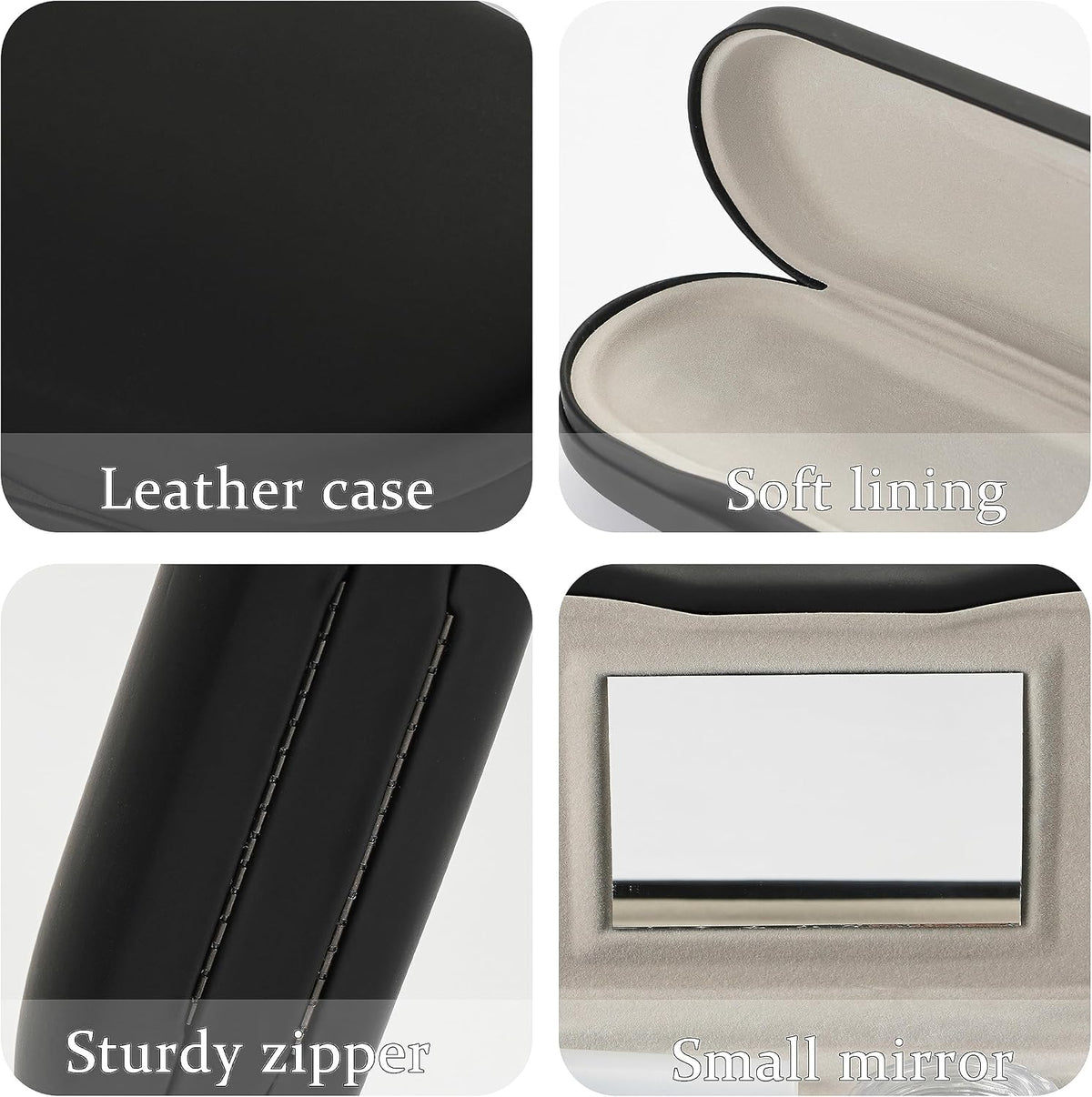 Eyeglass Case Double Sided Travel Size Portable Contact Lens Box 2 in 1