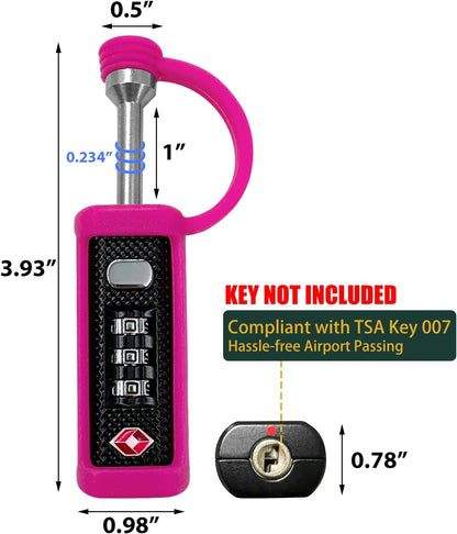 LAFENLIN TSA Lock for Gun Case, 3-Dial Combo Padlock