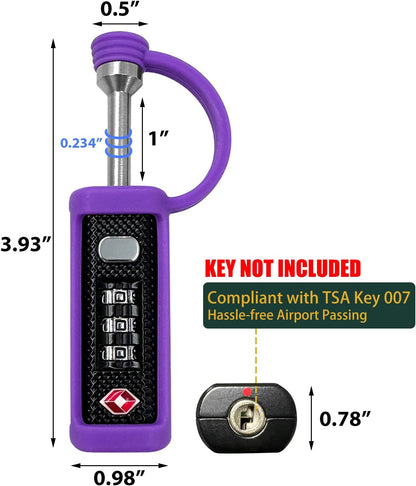LAFENLIN TSA Lock for Gun Case, 3-Dial Combo Padlock