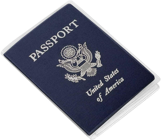 Waterproof Clear PVC Passport Cover Holder Case Protector ID Card